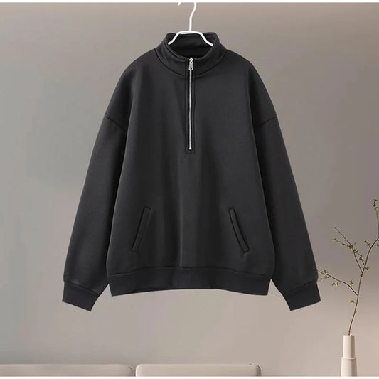 Lapel Soft Hoodie