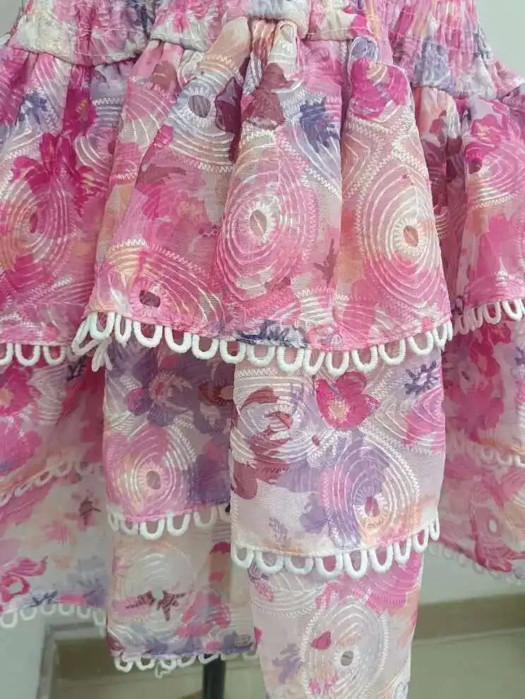 Embroidery Floral Dress