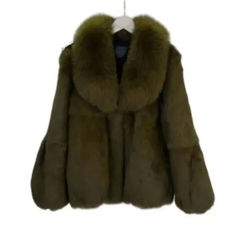 Short Rabbit Coat