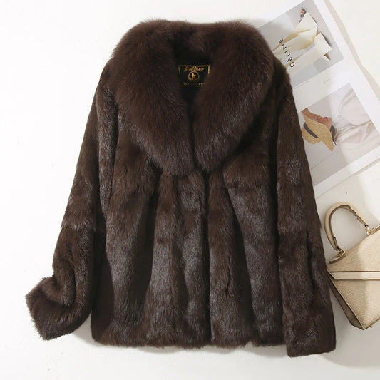 Genuine Rabbit Coat