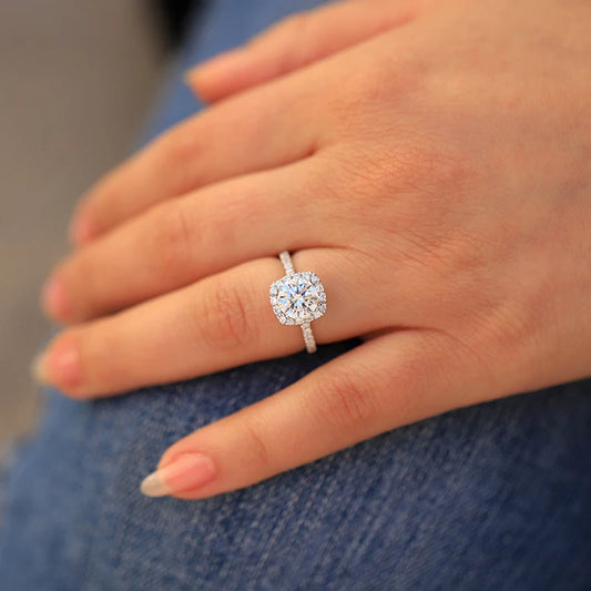 0.5-3 Carat D Real Moissanite Diamond