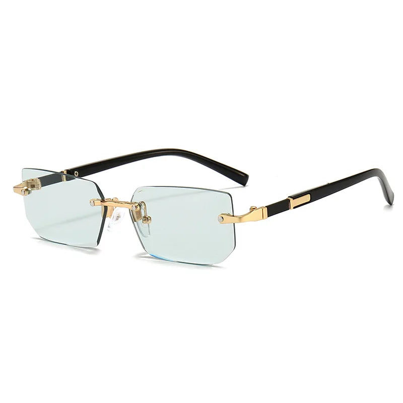 Rimless Sunglasses Men