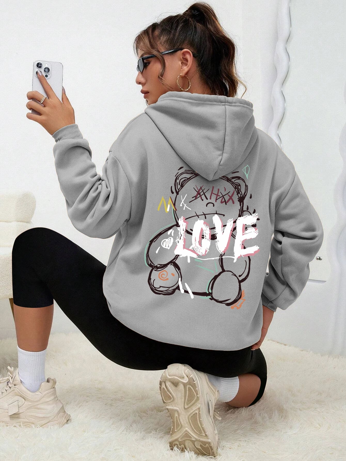 Graffiti Bear Hoodie