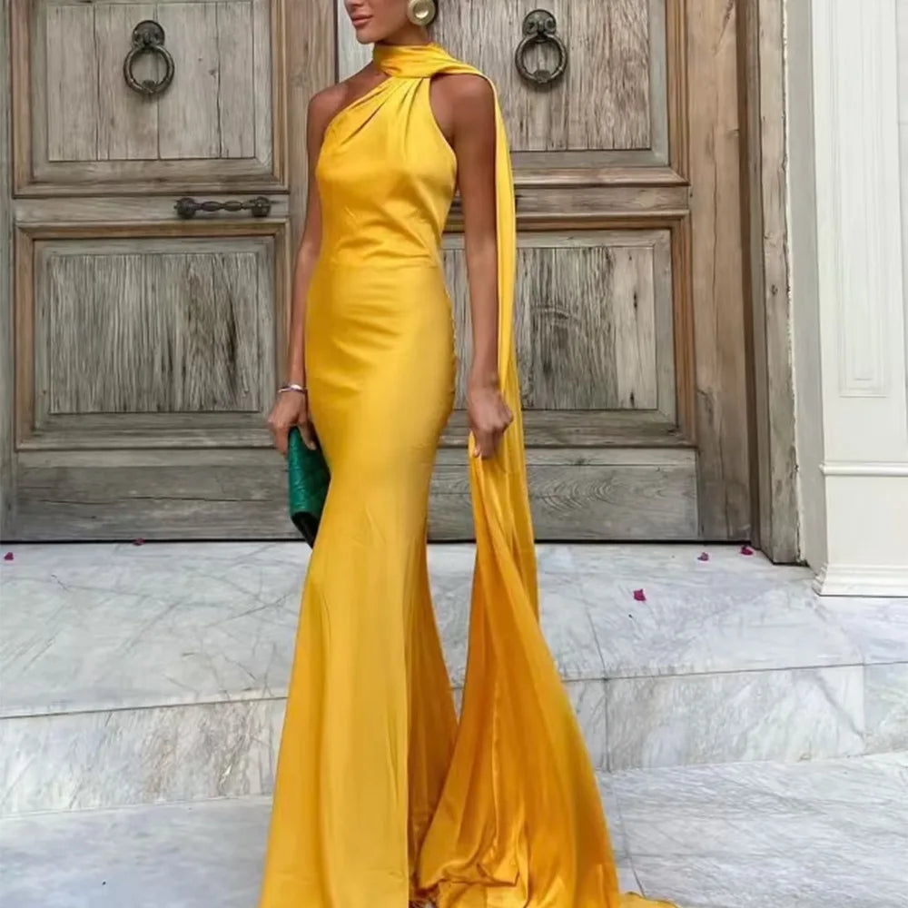 Silk Satin Dress