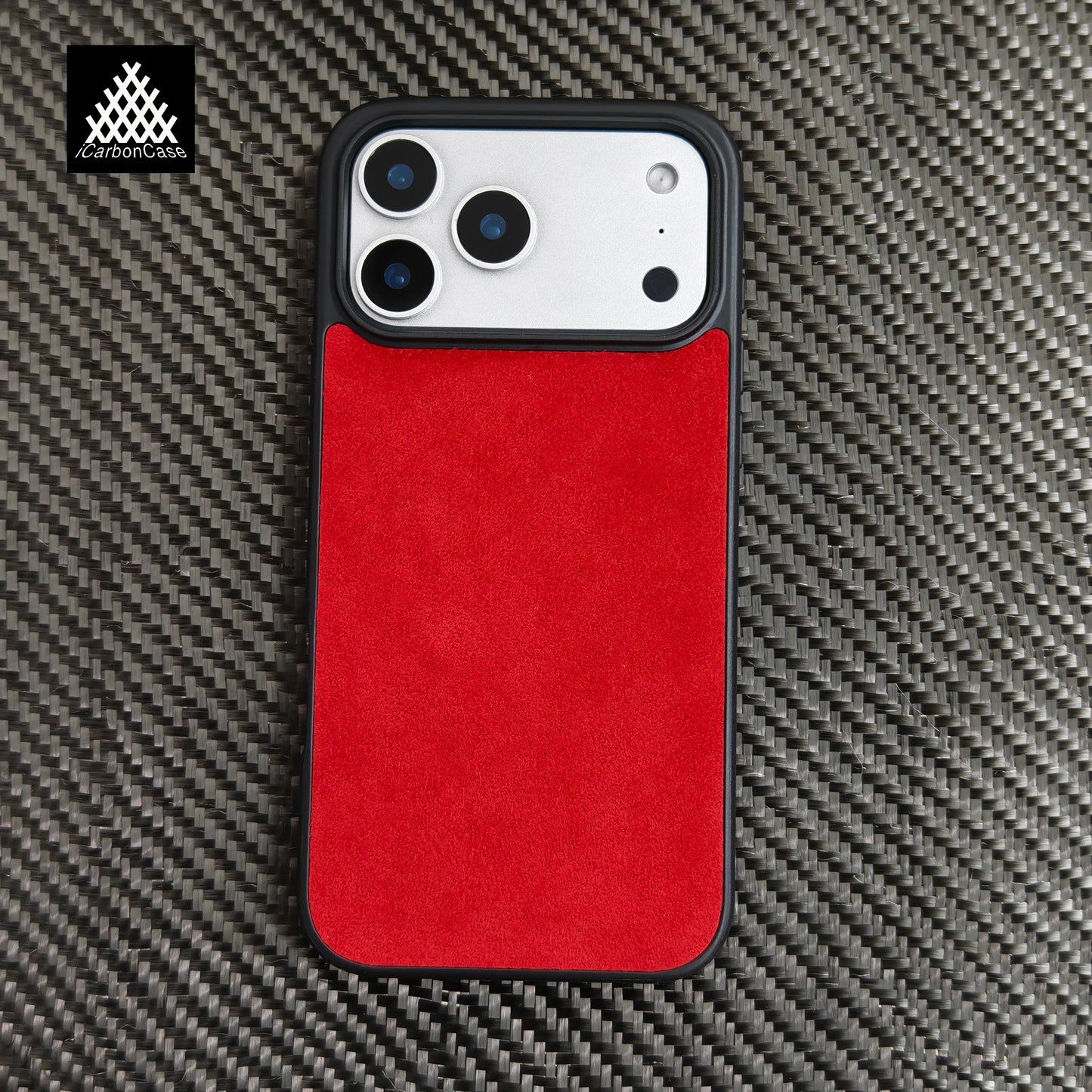 Genuine Italy Magnetic Alcantara Premium Leather Case for iPhone 17 17Pro 16 15 14 13 Pro Max with MagSafe Wireless Charging