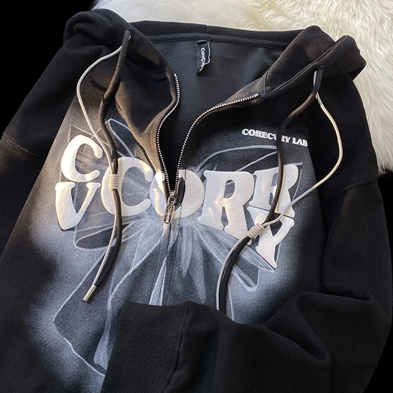 Oversize Printed Hoodie