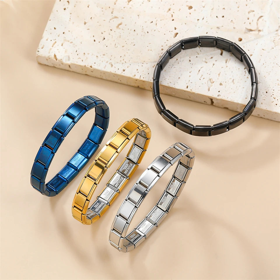 Classic Stainless Steel 9mm Bracelet