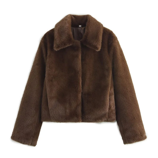 Brown Lapel Jacket