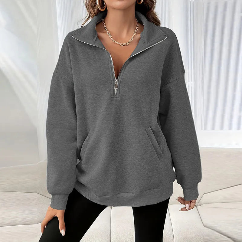 Lapel Soft Hoodie
