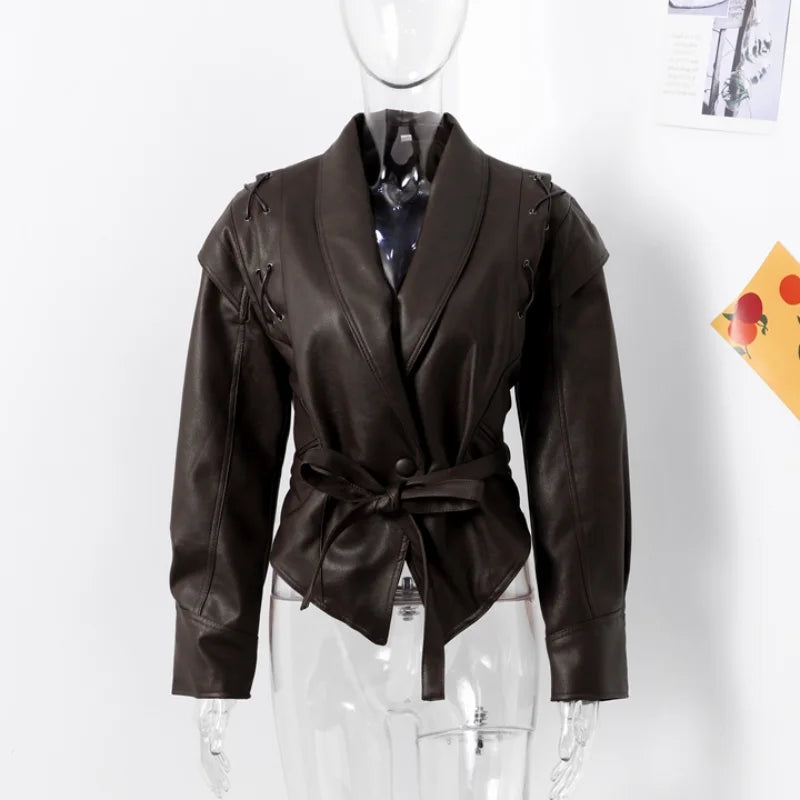 Leather Bomber Jacket