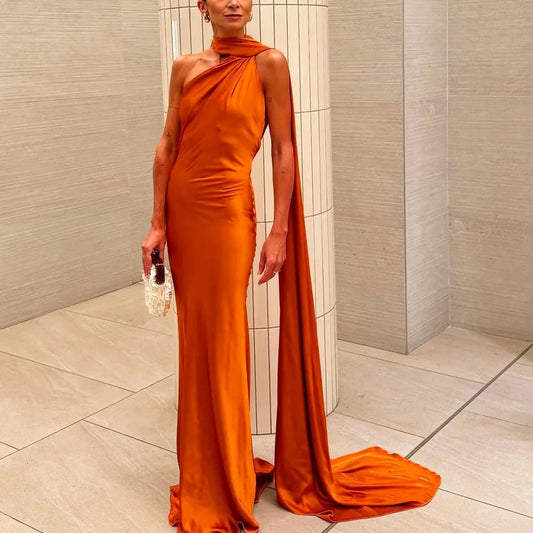 Silk Satin Dress