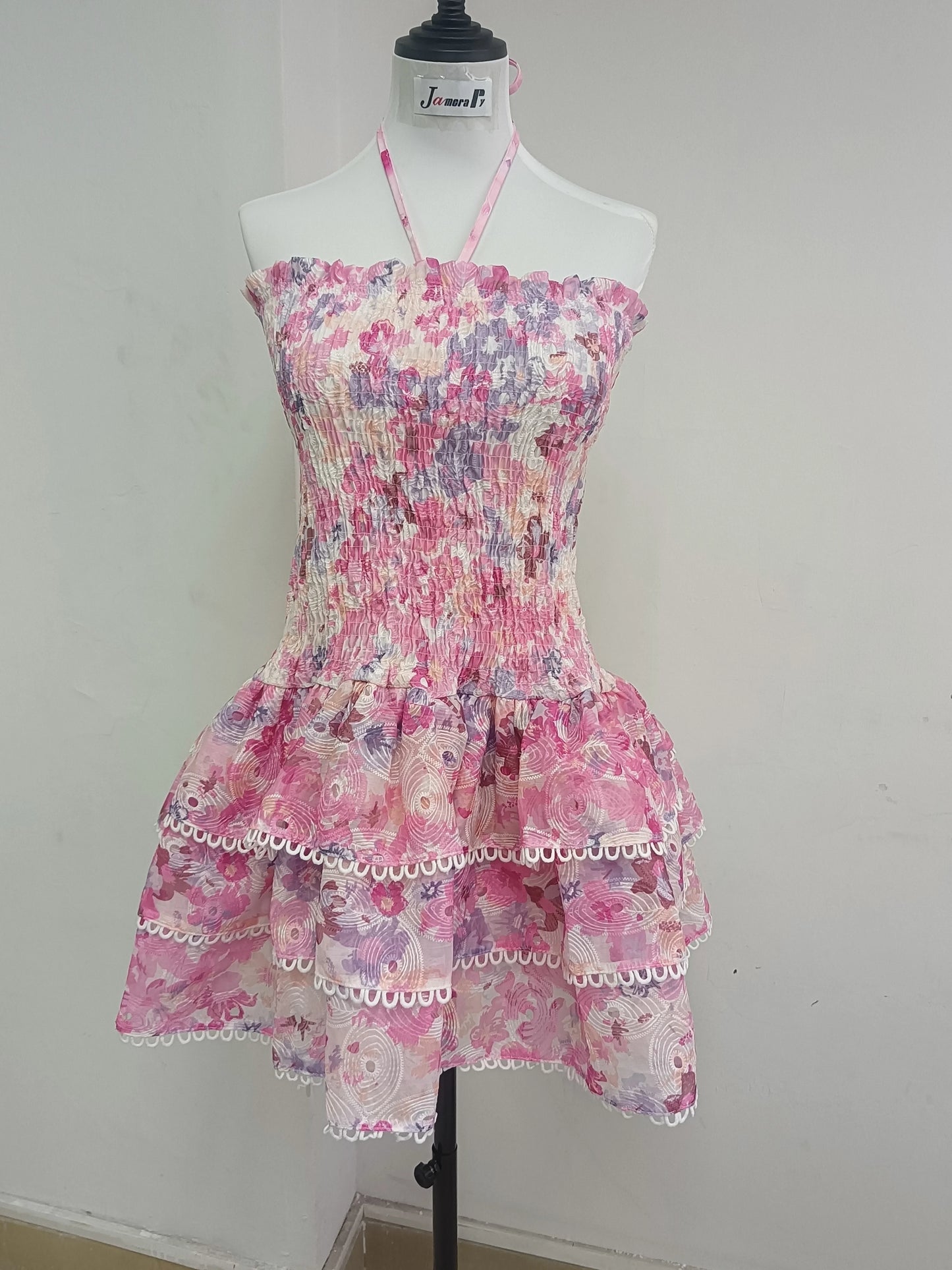 Embroidery Floral Dress