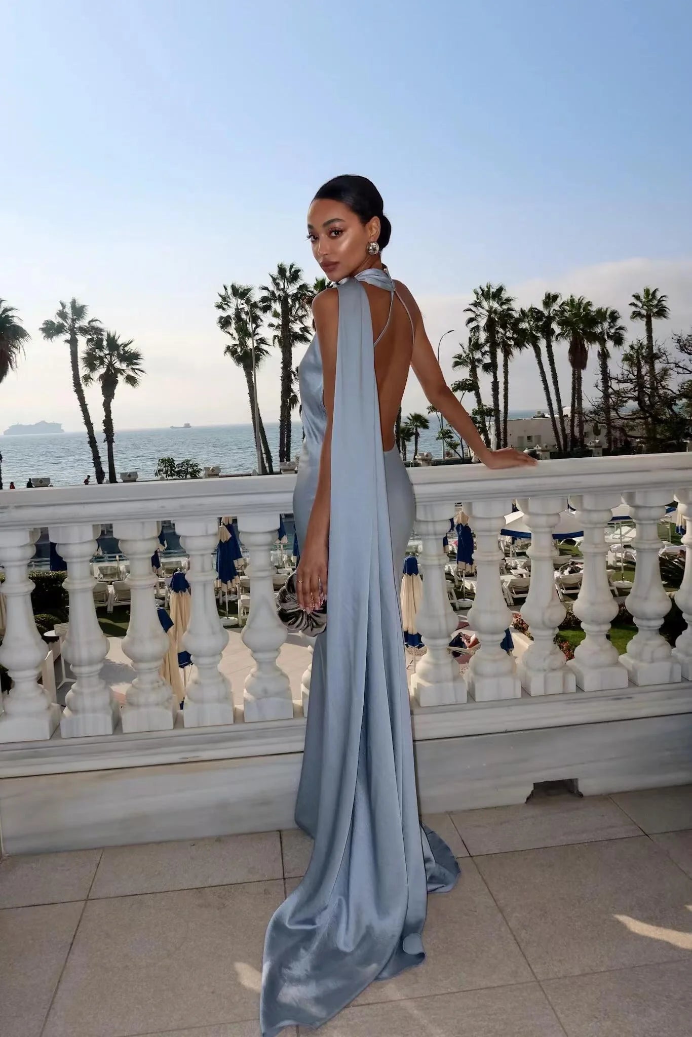 Ribbon Halter Dress