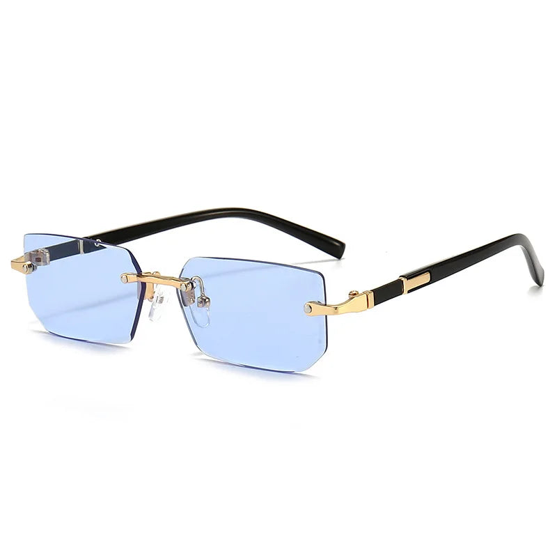 Rimless Sunglasses Men