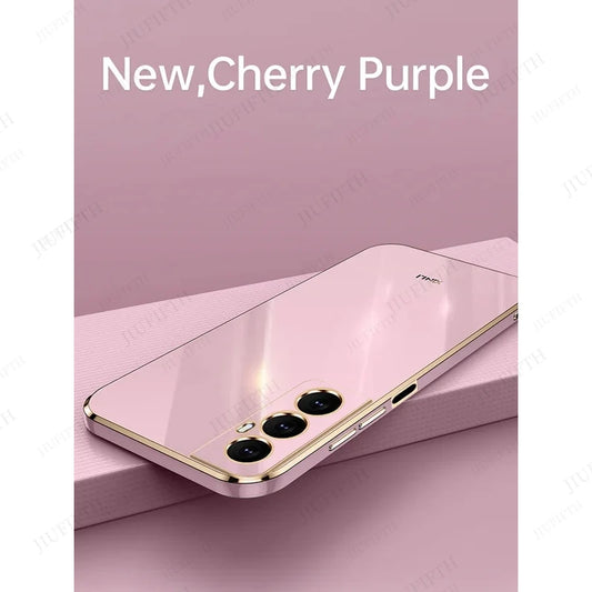 6d Luxury Phone Case For OPPO Realme C75 C30s C31 C35 C51 C53 C55 4G C63 C65 C67 14x Soft Silicone Shockproof Back Cover Cases