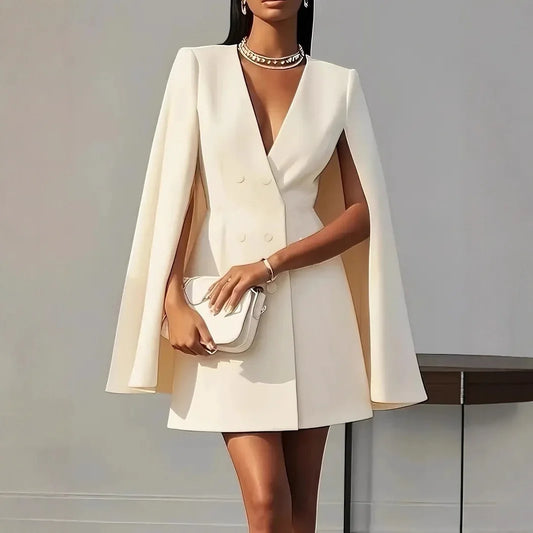 Blazer Cape Dress