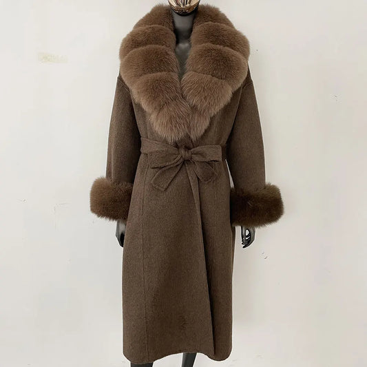 Woolen Fur Coat