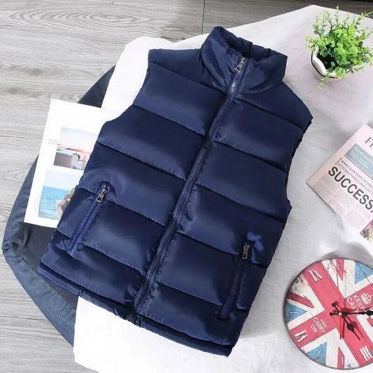 White Puffer Vest