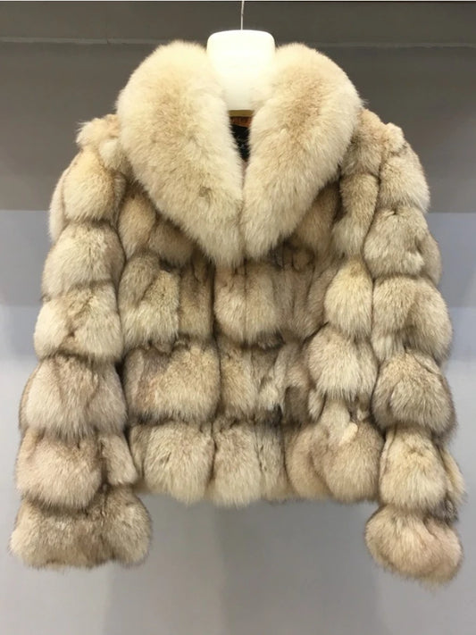 Natural Fox Jacket