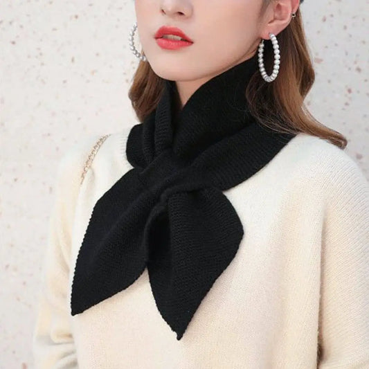 Knitted Cross Scarf