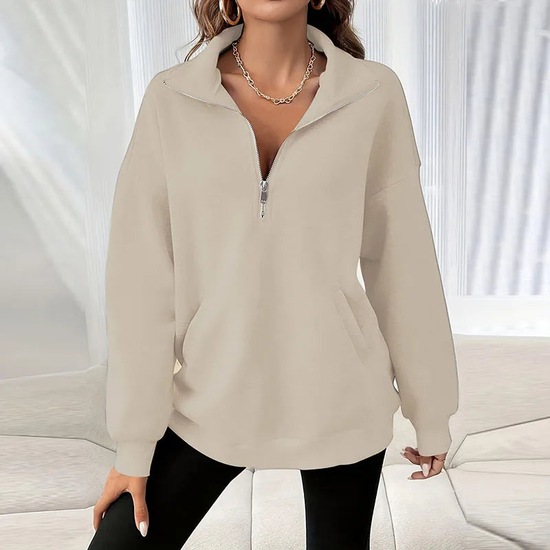 Lapel Soft Hoodie