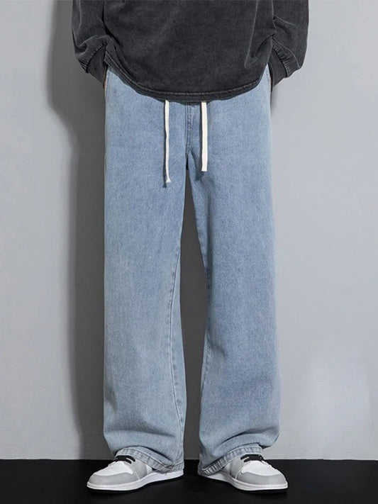 Dragging Loose Jeans