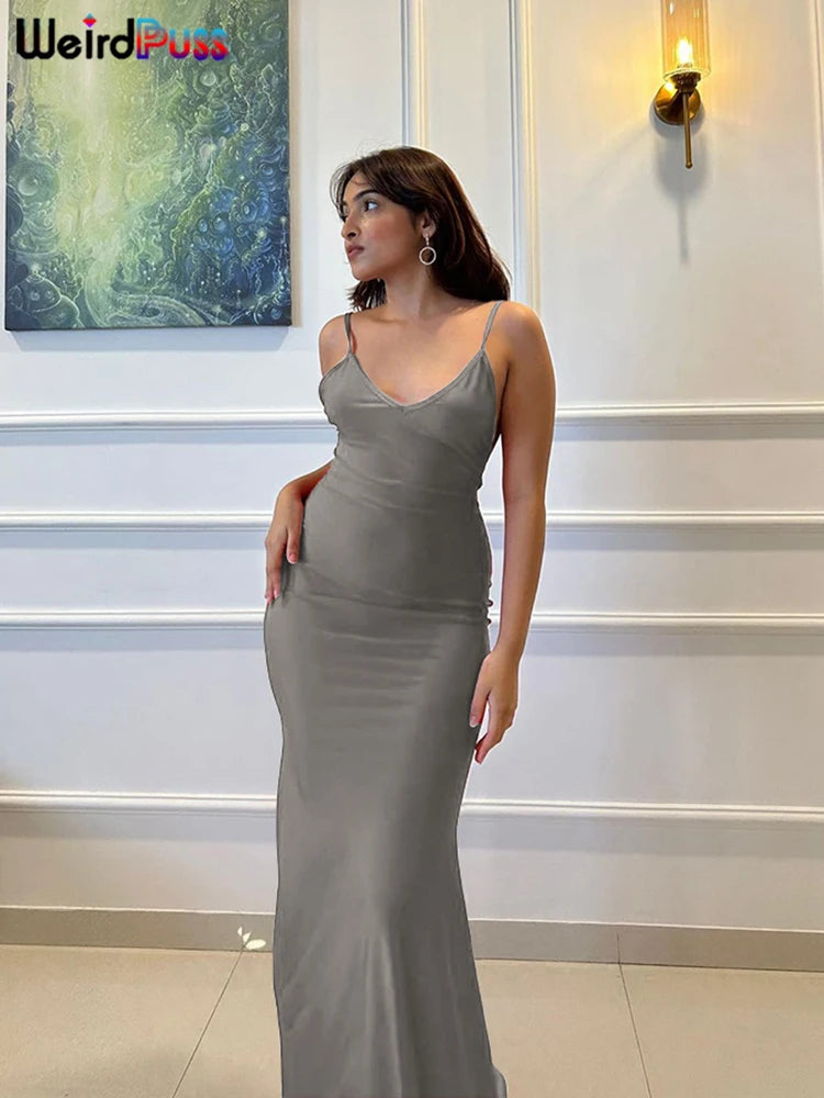 V-Neck Mermaid Dress