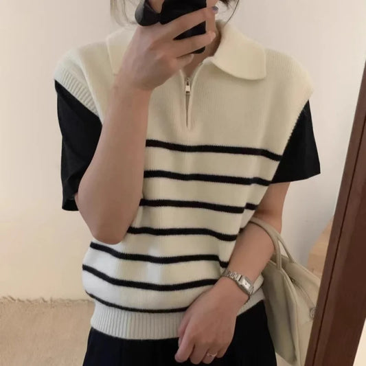 Retro Stripe Vest