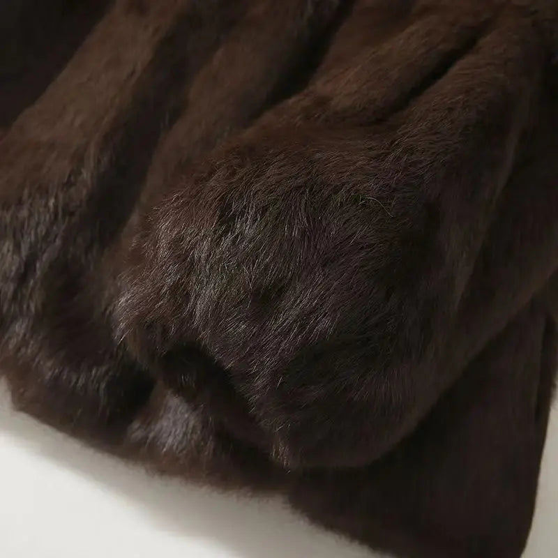 Short Rabbit Coat