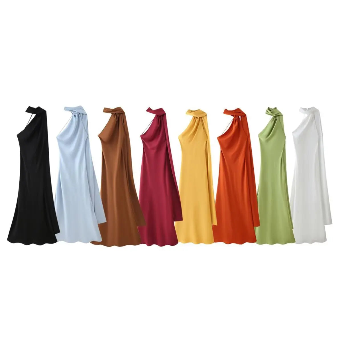Silk Satin Dress
