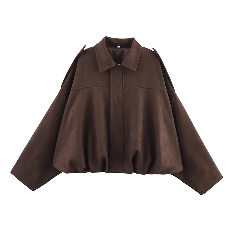 Turn-down Collar Jacket